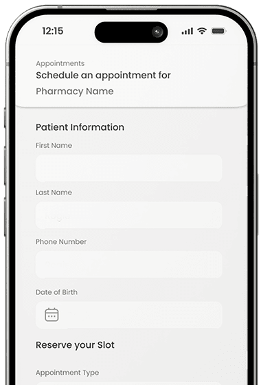 Quick Rx app secure messaging screen